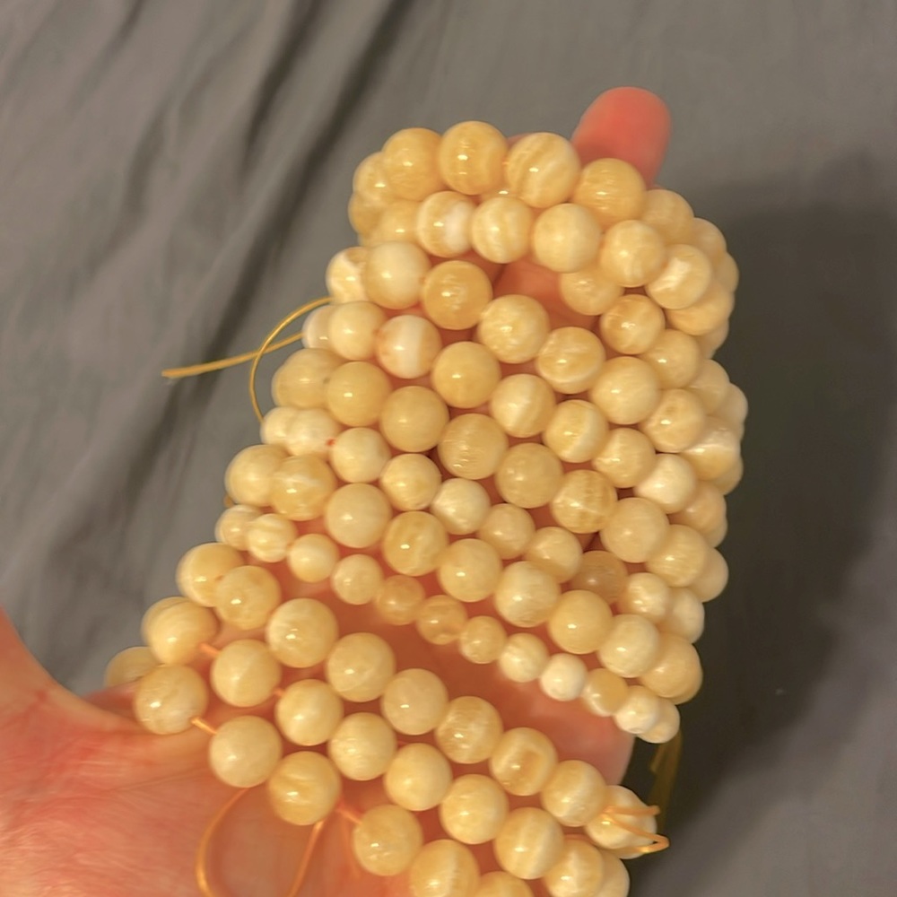 Honey Calcite Bracelets